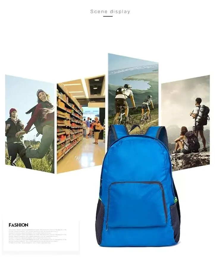 NSR Zaino pieghevole impermeabile da 20 l, ad alta capacità, ultraleggero, robusto e durevole, per escursioni e ciclismo, B, X 1